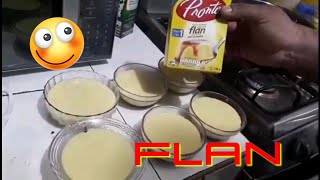 🍮 Como hacer flan casero en 5 minutos [upl. by Rannug]