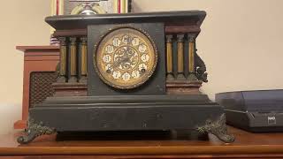 Sessions Mantle Clock Chimes 800 PM [upl. by Mori]