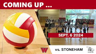 WHS Girls Varsity Volleyball vs Stoneham High School 9624 [upl. by Kera440]