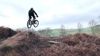 Hanchurch Woods On a Downhill Bike [upl. by Neelyhtak441]