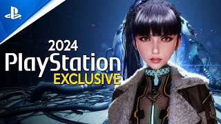 Best EXCLUSIVE Games coming to PLAYSTATION 5 in 2024 [upl. by Notterb]