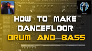 How to make dance floor drum and bass like Subfocus and Subsonic  FL studio 21 dnb tutorial [upl. by Panther620]