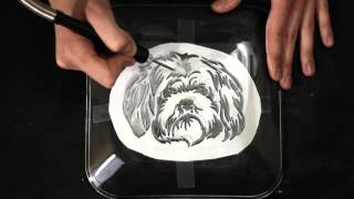 How To Engrave Images onto a Glass Plate [upl. by Merna]