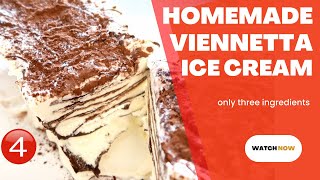 Homemade Viennetta ice cream only three ingredients [upl. by Auberbach851]