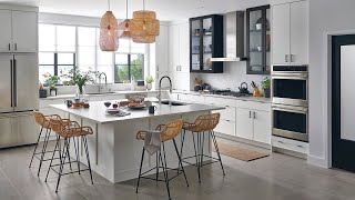 The Allure of Minimalist White Kitchen Design for a Serene and Functional Space [upl. by Efinnej]