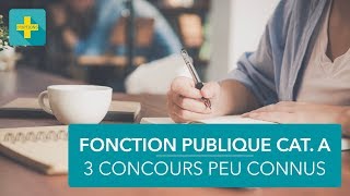 3 concours de la fonction publique méconnus [upl. by Assillim]