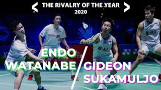 GideonSukamuljo vs EndoWatanabe Best Rallies 201920⚡️Rivalry of The Year 20192020⚡️God of Sports [upl. by Erlina]