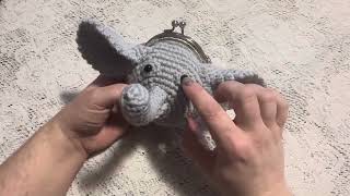 Elephant Coin Purse Crochet Tutorial [upl. by Haldeman]