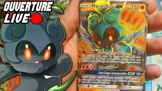 OMG MARSHADOW GX  OUVERTURE COFFRET POKEMON SUCREINE EN LIVE [upl. by Roter]