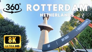 Euromast Rotterdam in Netherlands 8K Video 360° VR [upl. by Alletniuq]