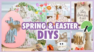 🐰 NEW Budget Friendly Spring DIYS l Dollar Tree Spring Decor DIYS l Easy Easter DIYS [upl. by Elocim]