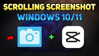 How to Take Scrolling Screenshot in Windows 1011 Tutorial [upl. by Narud]