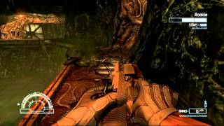 Aliens vs Predator 2010 PC Marine  Mission 2 Refinery  Gameplay [upl. by Hodgkinson]