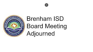 Brenham ISD Board Meeting 7172023 [upl. by Ydaj]