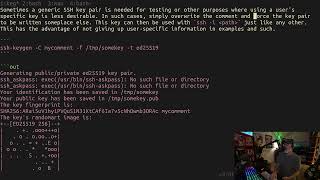 Use sshkeygen to create generic key pairs without user info [upl. by Nodnarbal]