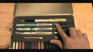 unboxing a Staedtler calligraphy set [upl. by Eilyk]