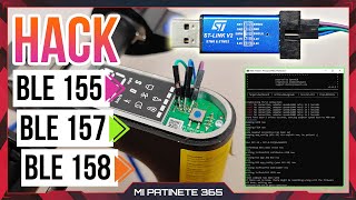 Hack patinete Xiaomi Downgrade BLE157  BLE158 ✅ Tutorial STLINK V2 [upl. by Neraj]