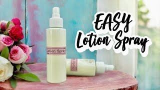 Make This Easy SprayOn Body Lotion For an Instant Glow [upl. by Stockwell]