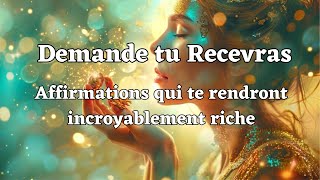 Prospérité en 30 Jours  Affirmations positives qui te Rendront Extrêmement Riche loi dattraction [upl. by Hayilaa]