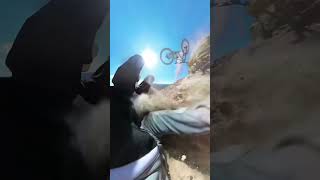 Downhill Biking accident🚵‍♀️ 😱 extremesports downhillmtb downhill shorts [upl. by Annahsal]