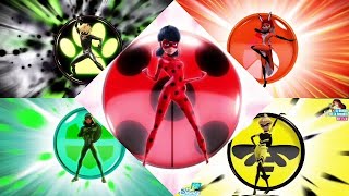 Miraculous Ladybug  Group Transformation wQueen Bee [upl. by Stanhope]