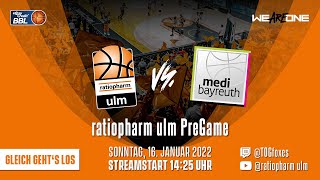 PreGame  ratiopharm ulm vs medi bayreuth  mit Chrissi Philipps [upl. by Felic811]