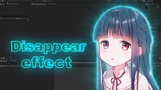 Disintegration effect  after effects amv tutorial [upl. by Elinnet]