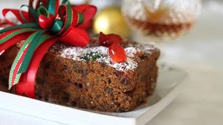 Postres para navidad  cómo hacer un fruitcake navideño [upl. by Timmi]