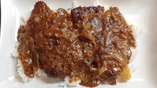 Baked Smothered Cube Steak And Gravy In The Oven [upl. by Peugia283]