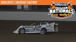 DIRTcar Summer Nationals Late Models  Oakshade Raceway  July 13 2024  HIGHLIGHTS [upl. by Sykes]