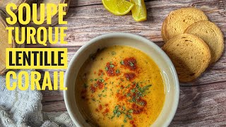 ❤️🍎MEILLEURE RECETTE DE SOUPE TURQUE LENTILLES CORAIL  RICHE EN FER [upl. by Ober]