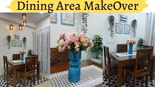 Dining Area MakeOver  Dining Room Decor Ideas  NitzLifeStyle [upl. by Laris527]