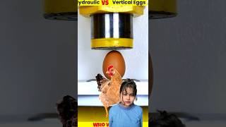 Subscribe if Egg vs hydraulic wins🤝 experiment uniqueexperiement amazingfacts egg shorts [upl. by Stephens]