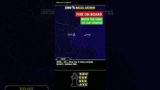 Pilot reports fire on board realatc aviation airtrafficcontrol [upl. by Upshaw]