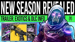 Destiny 2  SPLICER SEASON REVEALED New TRAILER DLC Exotics Stasis Weapon 6Player Mode 30 Guns [upl. by Annayr]