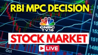 Stock Market LIVE Updates  RBI MPC  Nifty amp Sensex  Aug 8th  Share Market Live  Business News [upl. by Airod]