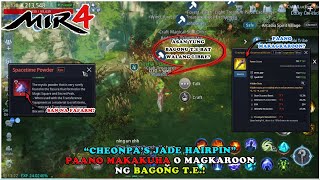 MIR4  SAAN NAKUKUHA OR NABIBILI ANG CHEONPAS JADE ORNAMENTAL HAIRPIN BAGONG TE F2P [upl. by Yssep]