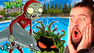 Los Zombies SE CUELAN en mi PISCINA  PLANTS VS ZOMBIES 3 [upl. by Inaluiak148]