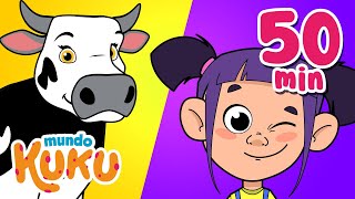 Los 20 Mejores Videos Educativos para Niños en Preescolar 50 minutos Mundo Kuku [upl. by Stubbs594]