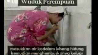 Belajar Wuduk Wanita Pergerakan dan Bacaan [upl. by Willey]