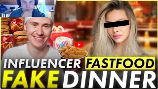 Reaktion Influencer mit FakeRestaurant reingelegt 🍔😂 [upl. by Ahsiemac]