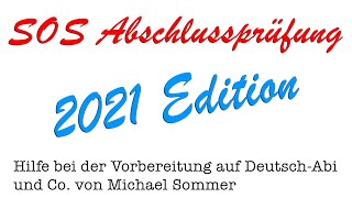 Ankündigung SOS Abschlussprüfung  2021 Edition [upl. by Elfstan]