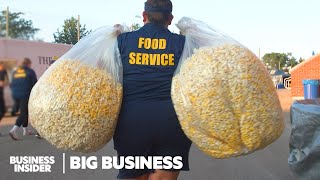 How Chefs Feed 100000 Michigan Fans At Americas Biggest Football Stadium  Big Business [upl. by Cesare]