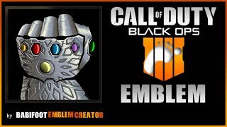 BO4 Emblem Tutorial  Infinity Gauntlet Special Troll Variant at the end [upl. by Leifer]