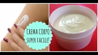 CREMA CORPO alla CAMOMILLA super FACILE [upl. by Anayhd]