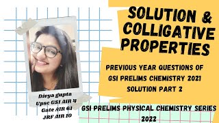 UPSC Geochemist  Geoscientist Preparation  GSI Prelims Chemistry Series 2022Solution part 2 [upl. by Reidid]