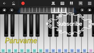 paruvame puthiya paadal keyboard [upl. by Nyltac]