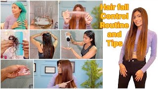 Easy Hair Fall Solution At Home  Routine and best shampoo for hair fall [upl. by Aeki]