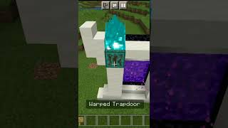 Minecraft nether portal design minecraftshorts youtubeshort shortvideo ytshorts shorts short [upl. by Demy]