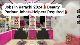 Jobs in Karachi 2024 Beauty Parlour Jobs Helpers RequiredJang Sunday Newspaper [upl. by Neilla]